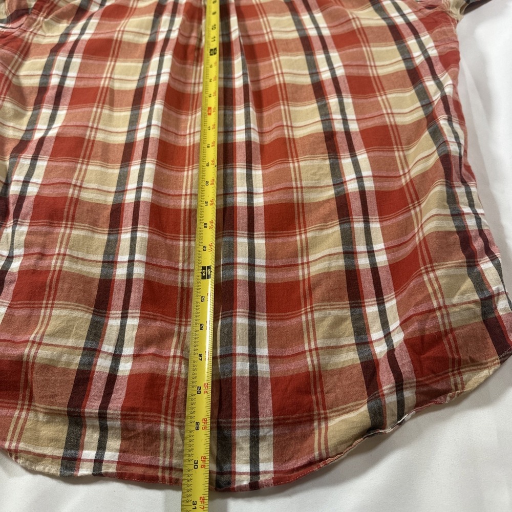 Pendleton Seaside Short Sleeve Shirt Mens Large Plaid Multicolor M Button Down - Picture 5 of 7